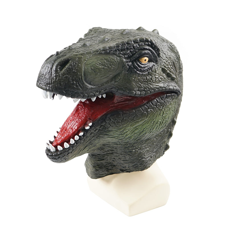 Eraspooky, dinosaurio jurásico realista, Cosplay, tiranosaurio, máscara de látex, accesorios de disfraces de Halloween para adultos, tocados de fiesta
