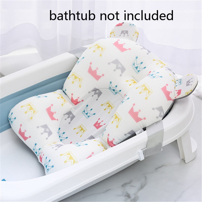 Baby-Badekissen, tragbares Neugeborenen-Bad, Anti-Rutsch-Kissen, Sitz, schwimmende Badende, Badewannenauflage, Dusche, Stützmatte, Sicherheit