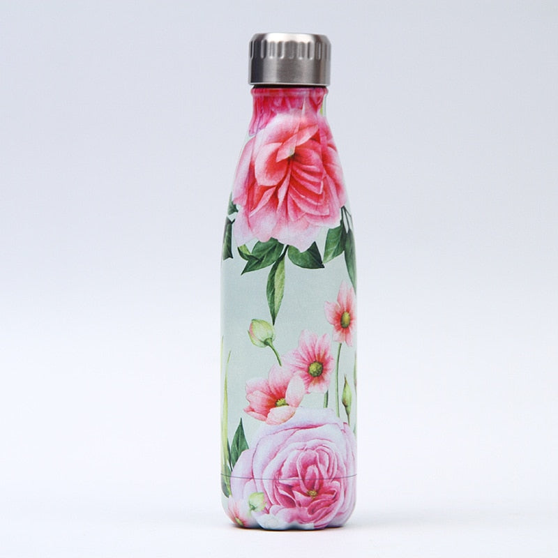 LOGO Custom Stainless Steel Bottle for Water Thermos Vacuum Insulated Cup Double-Wall Travel Drinkware Sports Flask