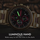 Relogio Masculino BOBO BIRD Holzuhr Herren Top-Marke Luxus Stilvolle Chronograph Militäruhren Tolles Geschenk für Freund OEM