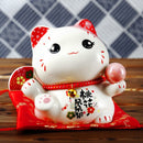 6 Zoll Keramik Maneki Neko Spardose Glückskatze Ornament Home Decor Geschenk Feng Shui Glückskatze Sparschwein