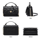 FOXER Original Split Leather Office Women Messenger Bag Stylish Lady Purse Irregular Classical Flap Elegant Female Shoulder Bag