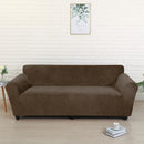 Samt-Sofabezug Elastisches Sofa Funda Sofabezug für Wohnzimmer Ecksofa L-förmiger Sofabezug Housse Canape Dangle
