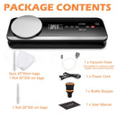 LAIMENG Automatisches Vakuumiergerät Sous Vide mit Vakuumbeuteln Verpackungsmaschine Vakuumpacker Paket für frische Lebensmittel in der Küche S198