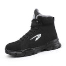 Unzerstörbare Ryder Schuhe Herren und Damen Stahlkappe Luftsicherheit Baumwollstiefel Pannensichere Arbeitsturnschuhe Atmungsaktive Schuhe