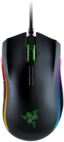 Kabelgebundene Gaming-Maus Razer Mamba Elite: Optischer Sensor mit 16.000 DPI, RGB-Beleuchtung, 9 programmierbare Tasten, mechanische Schalter