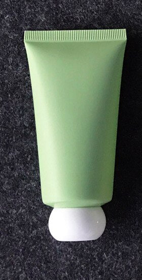 50 ml Frost Plastic Soft Bottle Matte Green 50 g Kosmetikcreme Gesichtsreiniger Behälter Zahnpasta Lotion Tube Kostenloser Versand