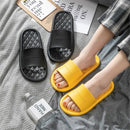 JIANBUDAN Comfortable Soft Indoor Slippers Women Non-slip Bathroom Home shoes Flat EVA Lovers Slides Women&