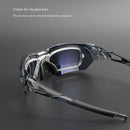 Comaxsun Polarisierte Sport Herren Sonnenbrille Rennradbrille Mountainbike Fahrrad Reitschutzbrille Brillen 5 Len 816