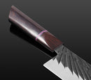 XITUO High Carbon Steel Chef Knife Kiritsuke 440C Steel Hand Forged Anti-stick Cleaver Kitchen Knife Cooking Knife Ebony Handle
