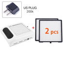 80W Nagel-Staubsammler-Ventilator-Staubsauger-Maniküre-Werkzeugmaschinen mit Filter-starker Energie-Nagel-Kunst-Werkzeug-Nagel-Staubsauger