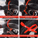 10 Stücke Auto Winterreifen Räder Schneeketten Schnee Reifen Anti-Rutsch-Ketten Rad Reifen Kabel Gürtel Winter Outdoor Notfallkette