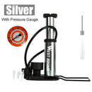 WEST BIKING Ultraleichte MTB-Rennradpumpe, tragbare Fahrradluftpumpe, Fußpumpe, 100/120 Psi Hochdruck-Fahrradreifenpumpe