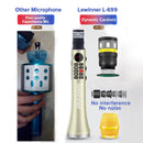 Lewinner L-699 Professionelles Karaoke-Mikrofon, kabelloser Lautsprecher, tragbares Bluetooth-Mikrofon für Telefonunterstützung, Aufnahme von TF-Wiedergabe