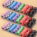 50 100 Rollen Hundekotbeutel Abbaubare Kunststoff-Haustier-Hundekotbeutel für Hundekatzen-Toiletten-Reinigungs-Müll-Reinigungsbeutel im Freien