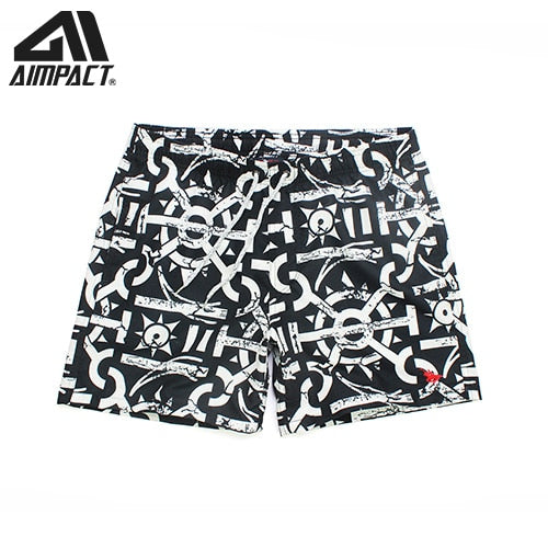 Tropischer Sommerurlaub Strand Schwimmen Kurze Badehose Schnelltrocknend Herren Schwimmen Strand Surf Shorts Lässige Mode Männliche Hybird Shorts