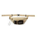 INFLATION Multi-Pocket-Doppelreißverschluss Streetwear-Gürteltasche Klare Bauchtasche Gürteltasche Transparenter Kunststoff Große Gürteltasche 228AI2019