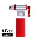 WEST BIKIING CO2 Pump Bike Mini Hand Pump MTB Road Bicycle Air Inflator Schrader Presta Valve Adapter Ball Cycling Accessories