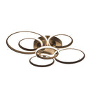 NEO Gleam Moderne LED-Deckenleuchten Lampe New RC Dimmable APP Circle Rings Designer für Wohnzimmer Schlafzimmer Deckenleuchten