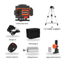 HILDA Laser Level 12 Lines 3D Level Selbstnivellierend 360 horizontales und vertikales Kreuz Super leistungsstarker grüner Laser Level