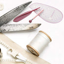 MIUSIE 13-teiliges Nählineal, Lineal, französisches Kurvenlineal, Schneidematte, Maßstabshülse, französisches Kurvenschneidemesser, Lineal, Nähwerkzeug