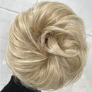 Tinashe Beauty Gummiband mit unordentlichem Haarknoten Scrunchy Chignon mit Gummiband Messi Haarteile Donut für Frauen Kinder