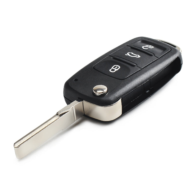 KEYYOU Flip Folding Remote Autoschlüssel Fob für Volkswagen VW Tiguan GOLF PASSAT Polo Jetta Beetle Hella 434MHz ID48 Chip 5K0837202AD