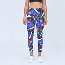 Super dehnbare Gymnastikhose Bauchkontrolle Yogahose mit versteckter Tasche Sportleggings mit hoher Taille Push Up Laufhose Damen