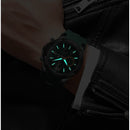 Reloj de recompensa para hombre, relojes impermeables de esfera grande de silicona, reloj de pulsera deportivo de cuarzo para hombre, cronógrafo, marca de lujo superior, reloj Masculino