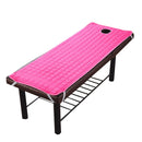 Non-Slip Sheet SPA Treatment Beauty Massage Salon Table Bed Sheet Cover Mattress Sheet Pad Mat with Face Hole 185*70cm/190*80cm