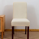 1/2/4/6 Stück Esszimmerstuhl-Abdeckung Jacquard Spandex Schonbezug-Schutzhülle Stretch für Küchenstuhl-Sitz Hotel Bankett Elastisch