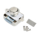 KAK 10 Stück Camper Car Push Lock RV Caravan Boat Motor Home Cabinet Draw Latch Button Locks Furniture Door Lock Hardware