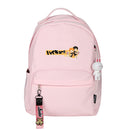 Anime Haikyuu Karasuno VBC Frauen Rucksack Kawaii Rosa Schultaschen Nylon Bookbag Cartoon Reiserucksack Kleine Schule Rugzak