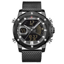 Neue Uhren NAVIFORCE Top-Marke Luxus Gold Quarz Herrenuhr Wasserdicht Big Sport Armbanduhr Edelstahl Datum Reloj Hombre