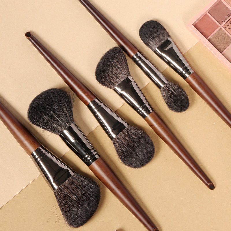 Brochas de maquillaje OVW, base en polvo, sombra de ojos, juego de brochas de maquillaje, brochas cosméticas, pelo de cabra suave sintético