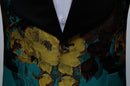 Chaqueta de vestir verde con estampado Floral de lujo para hombre, chal con un botón, solapa, traje de esmoquin para hombre, chaqueta, traje de fiesta de boda para cena