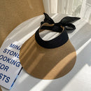 Oversize Straw Bucket Hat Women Bow Women's Summer Visor Cap 2022 Fashion Fishing Hat Bob Men's Panama Hats bone feminino MZ015