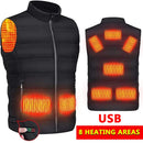 Jacke Beheizte Weste Warme Frauen USB Beheizte Kleidung Elektrische Heizjacke Angeln Trekking Heizkissen Herren Winterjacke