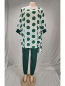 2021 Dashiki African New Fashion Anzug (Kleid und Hose) Fledermausärmel Anzug super elastisch afrikanisch für die Dame(YDTZ