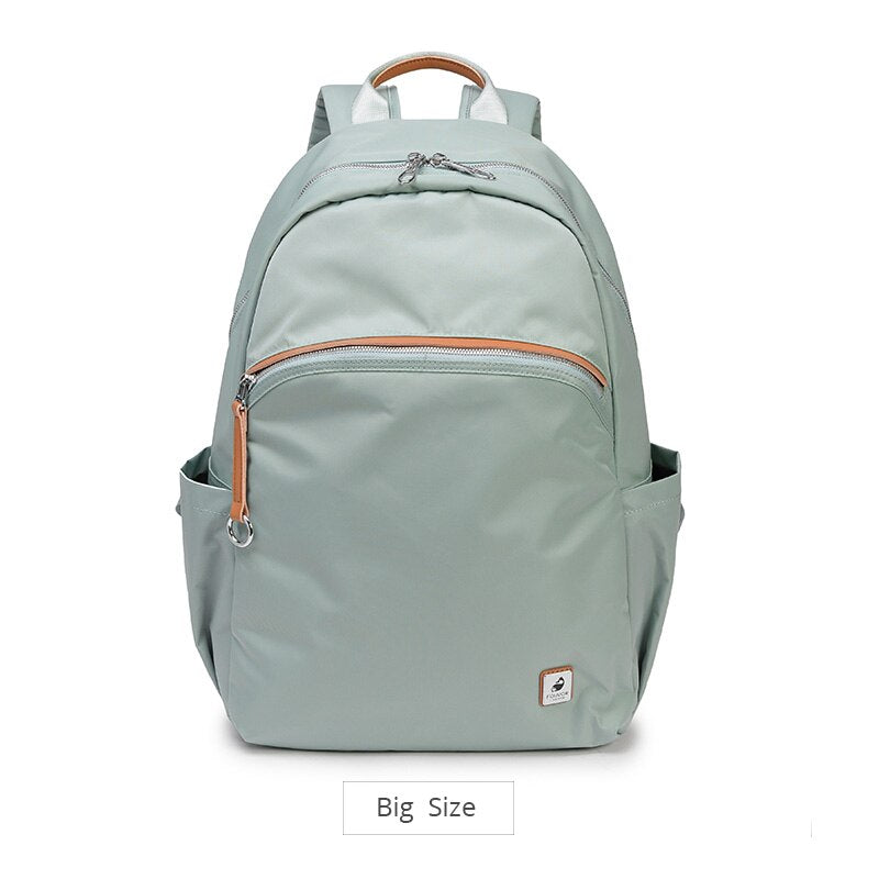 Fouvor 2019 Moda Impermeable Oxford Simple Versátil Lona Gran capacidad Mochila de viaje Business Lady School Bag 2828-14