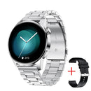 LIGE Neue Bluetooth Call Smart Watch Männer Full Touch Sport Fitness Uhren Wasserdichte Herzfrequenz Stahlband Smartwatch Android iOS