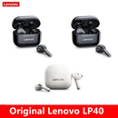 Auriculares inalámbricos Lenovo LP40 originales, auriculares TWS Bluetooth, Auriculares deportivos con Control táctil, auriculares estéreo para teléfono Android