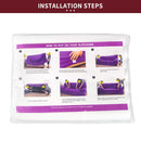 2022 Samt L-förmiger Sofabezug für Wohnzimmer Elastische Möbel Couch Schonbezug Chaiselongue Ecksofabezüge Dehnbar