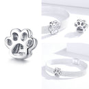 WOSTU 925 Sterlingsilber-Kreis-Charme-runder CZ-Korn-Korn-Klipp passte ursprüngliches Reflexions-Charme-Armband-Schmuck-Zubehör CQX101