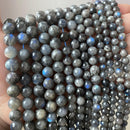 AAAAA-Qualität, natürlicher Sonnenstein, Quarz, Pfirsich, runde lose Perlen, 38,1 cm Strang, 4, 6, 8, 10, 12 mm, Auswahlgröße für Schmuckherstellung, Armband