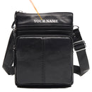 Westal Umhängetasche Herren Umhängetasche echtes Leder Klappe klein männlich Mann Crossbody Taschen für Herren Naturleder Tasche M701