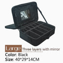 Neue Art und Weisefrauen-Kosmetiktasche-Reise-Make-upfachmann bilden Kasten-Kosmetik-Beutel-Beutel-Schönheits-Fall für Maskenbildner