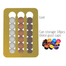 Kaffeepadhalter aus Metall, verspiegelter Aluminiumständer, Kaffeekapsel-Aufbewahrungsständer, Nespresso-Kaffeekapselständer für Nespresso