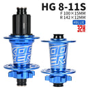 Koozer XM490 Naben 4 Lager MTB Mountainbike Nabe vorne hinten QR oder Thru 28/32/36 Löcher Scheibenbremse Fahrradnabe 8 9 10 11 12Speed