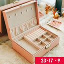 PU Leather Jewelry Storage Display Portable European-Style Multi-Function Packaging Box  With Drawer Winter Gift